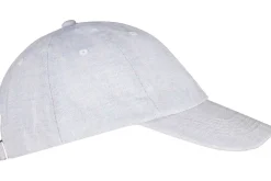 Baseball cap Calso with herringbone Blauw