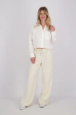 Blouse Henley Wit