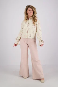 Blouse Loes Paillet Wit