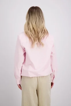 Blouse Oxford Roze