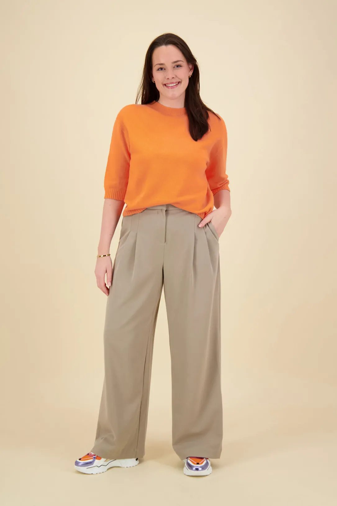 Bomont Sweater 3/4 Oranje | Gratis bezorging - Bomont.nl