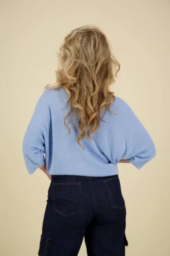 Glitter Top Blauw