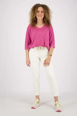 Glitter Top Fuchsia
