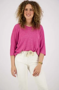 Glitter Top Fuchsia