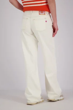 Jeans Lucy Wide Leg  Wit