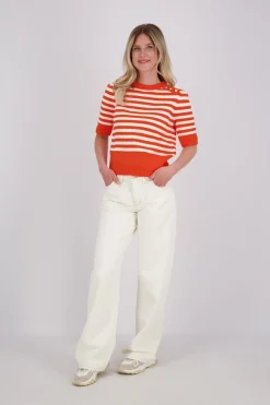 Jeans Lucy Wide Leg  Wit