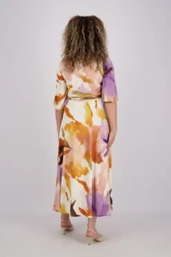 Jurk met Design Roze