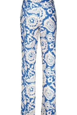 Pantalon Printed Blauw