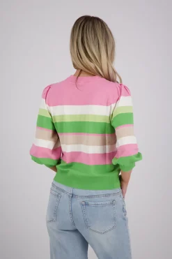 Sweater Streep Roze