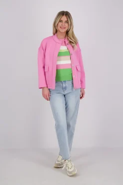 Sweater Streep Roze