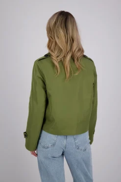 Trenchcoat Addison Kort Groen