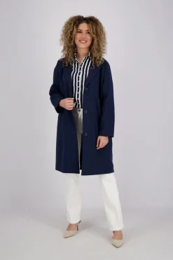 Trenchcoat Northy Blauw