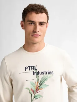 Trui Print Beige