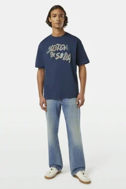 T-shirt Artwork Blauw