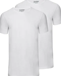 T-shirt Basic Fit 2-Pack Wit