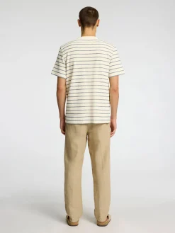 T-shirt Django Streep Blauw