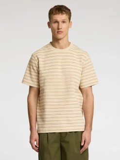 T-shirt Eli Seersucker Beige