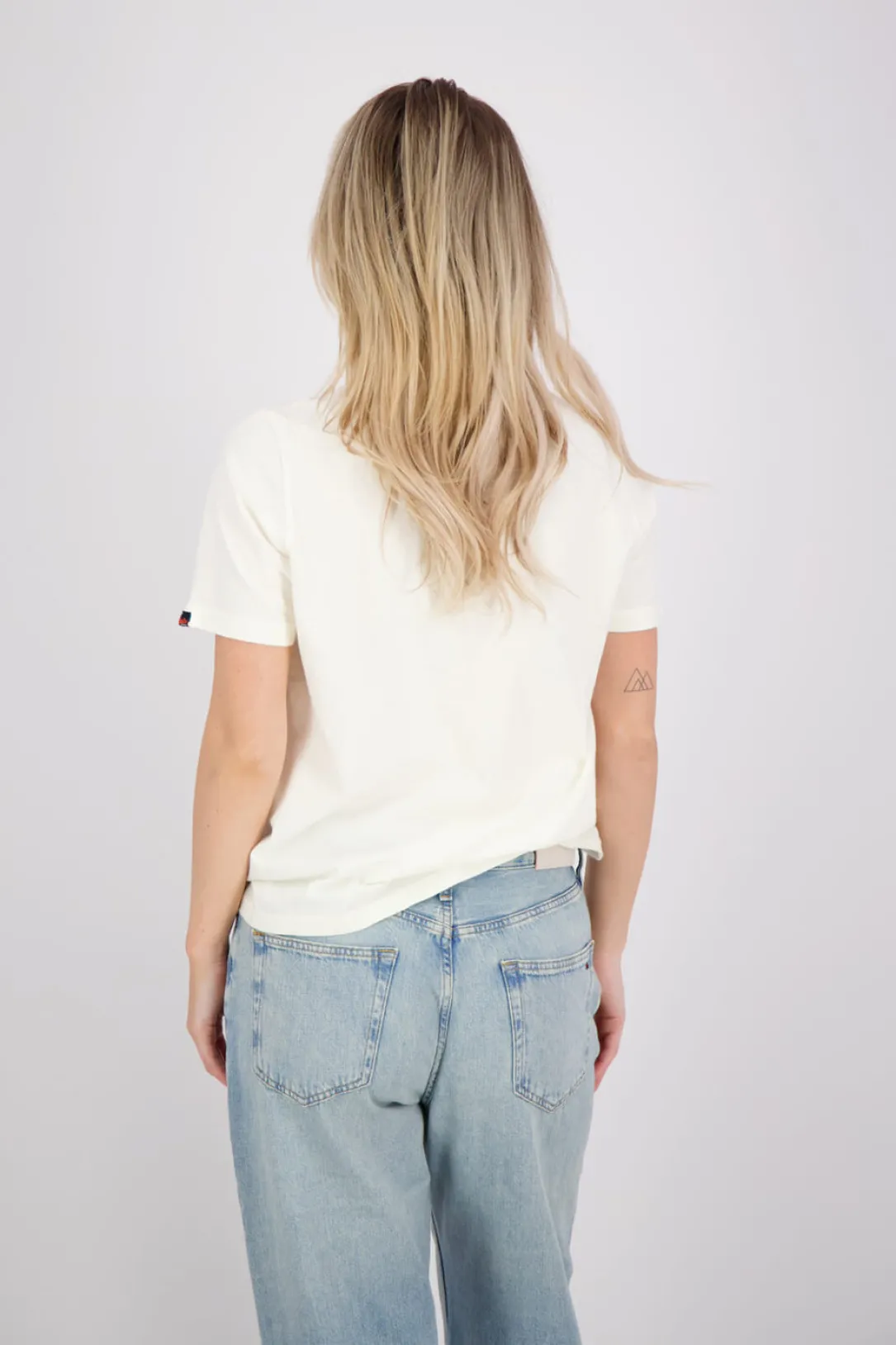 T-shirt Vintage Logo Wit